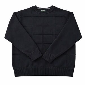 Vintage Men's Black Sweater-L
